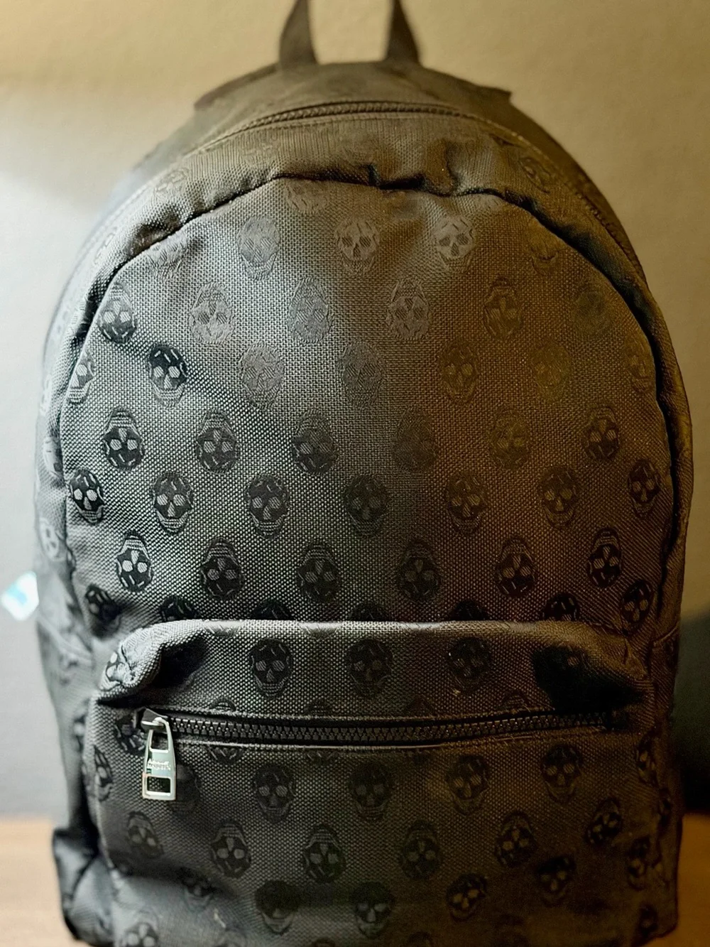 Alexander McQueen Black Metropolitan Biker Skull Backpack - NWOT